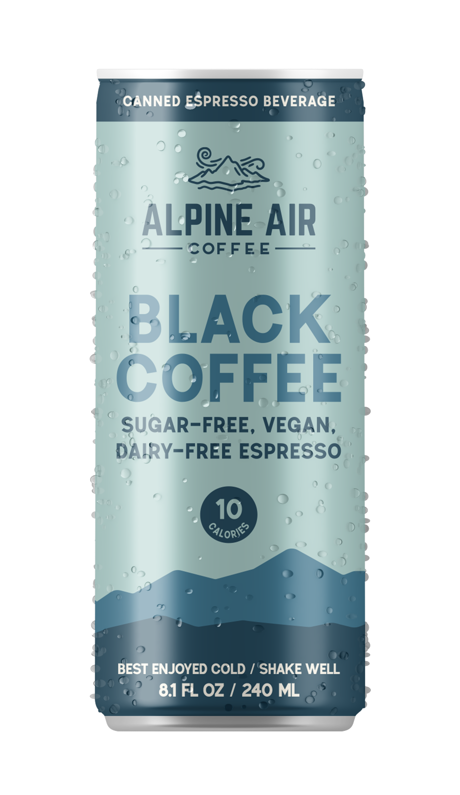 Black Coffee - 12 pack of 8.1oz cans