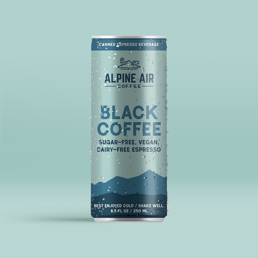 Black Coffee - 12 pack of 8.1oz cans