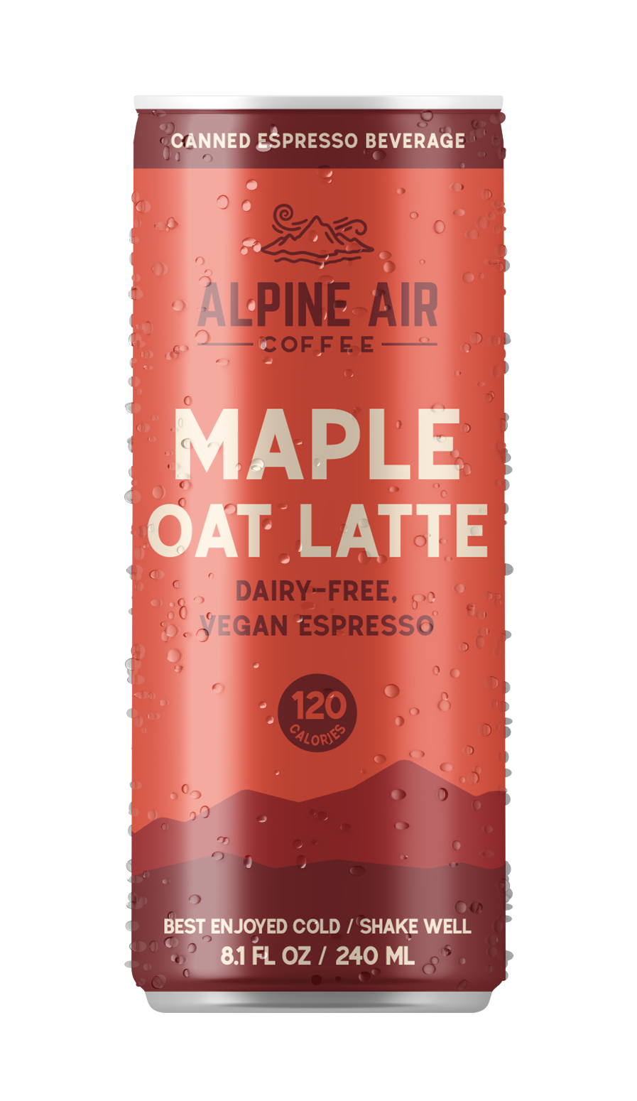 Maple Oat Latte - 12 pack of 8.1oz cans